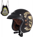 Moto &scaron;almas W-TEC V541 Black Heart - White XS (53-54) XXL (63-64)
