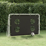 Futbolo vartai vidaXL su treniruočių siena, 184x61x122cm,