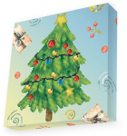 Deimantinė mozaika Merry chridtmas tree 28x28 cm