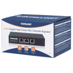Signalo ilgiklis Intellinet PoE+ 2-portowy Gigabit 802.3at/af