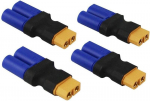 4 vnt. adapterio jungtis nuo moteri&scaron;kos XT60 iki vyri&scaron;kos EC5 be kabelio RC LiPo baterijai (nuo moteri&scaron;kos XT60 iki moteri&scaron;kos EC5)