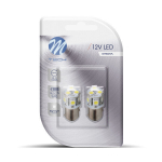 LED lemputė M-Tech L089W - BAY15d SMD5050, 2 vnt.