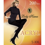 Moteri&scaron;kos pėdkelnės Lady Kama 200 Acryl Klara Nero
