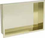 Mexen X-Wall-R įleidžiama sieninė lentyna, 45x30 cm, Gold