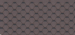 Bituminių čerpių rinkinys Hexagonal Rock H389BROWN, rudos spalvos