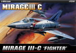 Klijuojamas Modelis Academy Hobby 12247 MIRAGE III-C FIGHTER 1/48