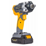 Akumuliatorinis smūginis veržliasūkis Powermat 1/2" 20V-2Ah