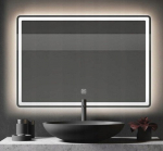 LED sieninis veidrodis Rea P10407, 80x60 cm, baltas