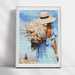 Deimantinė mozaika su rėmeliu TM Varvikas Summer Walk LE145e 30x40 cm