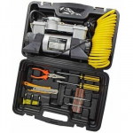 Automobilinis oro kompresorius su remonto komplektu 12V, 10 Bar., 60L/min