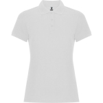 Polo mar&scaron;kinėliai moterims Roly Pegaso Women Premium, balti