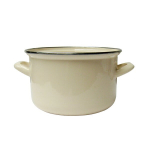 Puodas, kreminės spalvos, 20 cm, 3,6 l