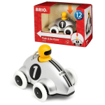 BRIO lenktynių automobilis - modelis 30232 - Push & Go pilkas - speciali leidimas