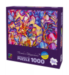 Dėlionė Purple Witty Fox Fairy Tale Birds 19905, 1000 d.