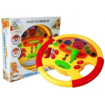 Žaislinis vairas Lean Toys su garsais ir &scaron;viesomis