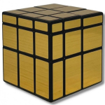 Veidrodinio stiliaus Rubiko kubas 3x3, auksinis