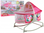 Daugiafunkcinė lovytė 2in1 Lean Toys, rožinė