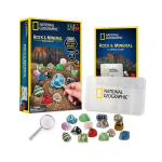 Akmenų ir mineralų tyrinėjimo rinkinys Stem National Geographic Starter Kit