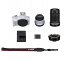 Canon EOS R50 + RF-S 18-45mm IS STM + RF-S 55-210mm IS STM + Mount Adapter EF-EOS R