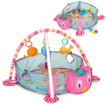 Didelis lavinamasis kilimėlis 3in1 žaidimų aik&scaron;telė su 30 kamuoliukų Eco Toys 88970