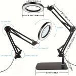 Didinimo stiklas su LED ap&scaron;vietimu