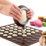 Macaron Gaminimo Rinkinys: Silikoninis Kilimėlis ir Formavimo Priemonės, 1 PC-Macaron butelis