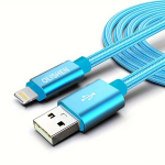 Nailoninis Lightning USB laidas, Mėlyna