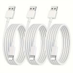 Lightning kabelis iPhone, 3 pakuotės &ndash; 6,6 pėdos (2 m)