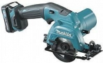 Diskinis pjūklas Makita HS301DSAE, 10,8V, be akumuliatoriaus ir krovėjo