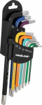 Proline Torx Ilgi Imbusiniai Raktai, 9 vnt. (t10-t50)