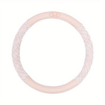 Stilingas kamelijos vairaračio užvalkalas - patogus dirbtinės odos. , Rožinės spalvos (Camellia Four Seasons) mėlynas lietus