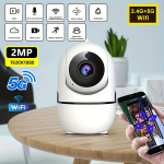 [TOP-Pardavimas] WJG 1080P HD Vidaus/Lauko Saugumo Kamera - Belaidė WiFi, I&scaron;mani IP Stebėsena su Auto-Sekimu, Spalvotas Naktinis Matymas, 360&deg; Horizontali & 110&deg; Vertikali Rotacija Namų Saugai.