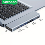 17.78 cm USB C daugiafunkcis adapteris su USB-A 3.0.
