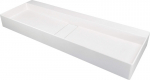 Granitinis praustuvas Deante Blur, 100x40 cm, CQB_AU1S, Alabaster