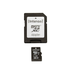 Atminties kortelė telefonui Intenso micro SD 64 GB CL10