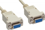 InLine DB-9 - DB-9, 10m, Szary (12226)