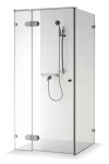 Du&scaron;o kabina Brasta Glass Nora Plius, skaidrus stiklas, 90x90x200cm