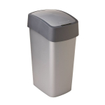 &Scaron;iuk&scaron;liadėžė Curver Flip Bin, 50 L, pilka/antracito