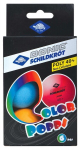 Stalo teniso kamuoliukų rinkinys Donic Colour Popps, 6 vnt.