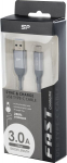 Laidas USB-C, 1 m, pilkas