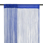 Virvelinės užuolaidos, 2vnt., 140x250cm, mėlynos spalvos, Mėlyna