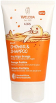 Du&scaron;o želė ir &scaron;ampūnas Weleda Kids 2in1 Fruity Orange vaikams 150 ml