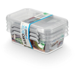 NanoBox maisto saugojimo indų rinkinys, 3 vnt