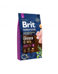 Brit Premium by Nature Adult S visavertis ėdalas suaugusiems &scaron;unims 8kg