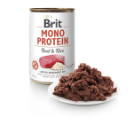 BRIT CARE konservai Mono protein su jautiena ir ryžiais, 400g