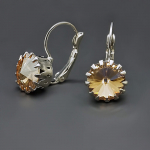 Auskarai moterims DiamondSky Vintage VI su Swarovski kristalais