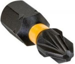 Smūginių sukimo antgalių rinkinys Dewalt Torsion Pz3x25 mm DT7388T-QZ, 5 vnt.