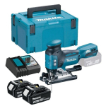 Akumuliatorinis siaurapjūklis Makita DJV181RTJ 18V 2 x 5,0Ah Li-Ion