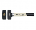 Kūjis 2000g grūdinto anglinio plieno galva medinė rankena 360mm YT-4553 YATO
