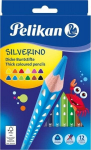 Spalvoti pie&scaron;tukai 12 spalvos Pelican Silverino trikampis SOFT rupus